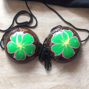 Coconut bikini top